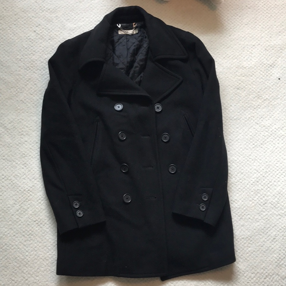 Black J-Crew pea coat